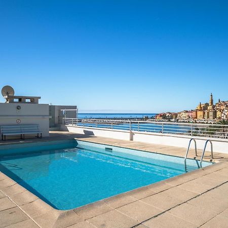 Le Rocamare - Piscine Toit Terrasse - Parking Prive - Terrasse Apartment ม็องตง ภายนอก รูปภาพ